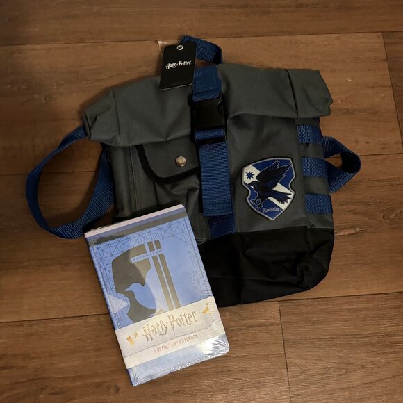 NEW Loot Crate Harry Potter Ravenclaw Crossbody Messenger Bag and Notebook C - Picture 1 of 5